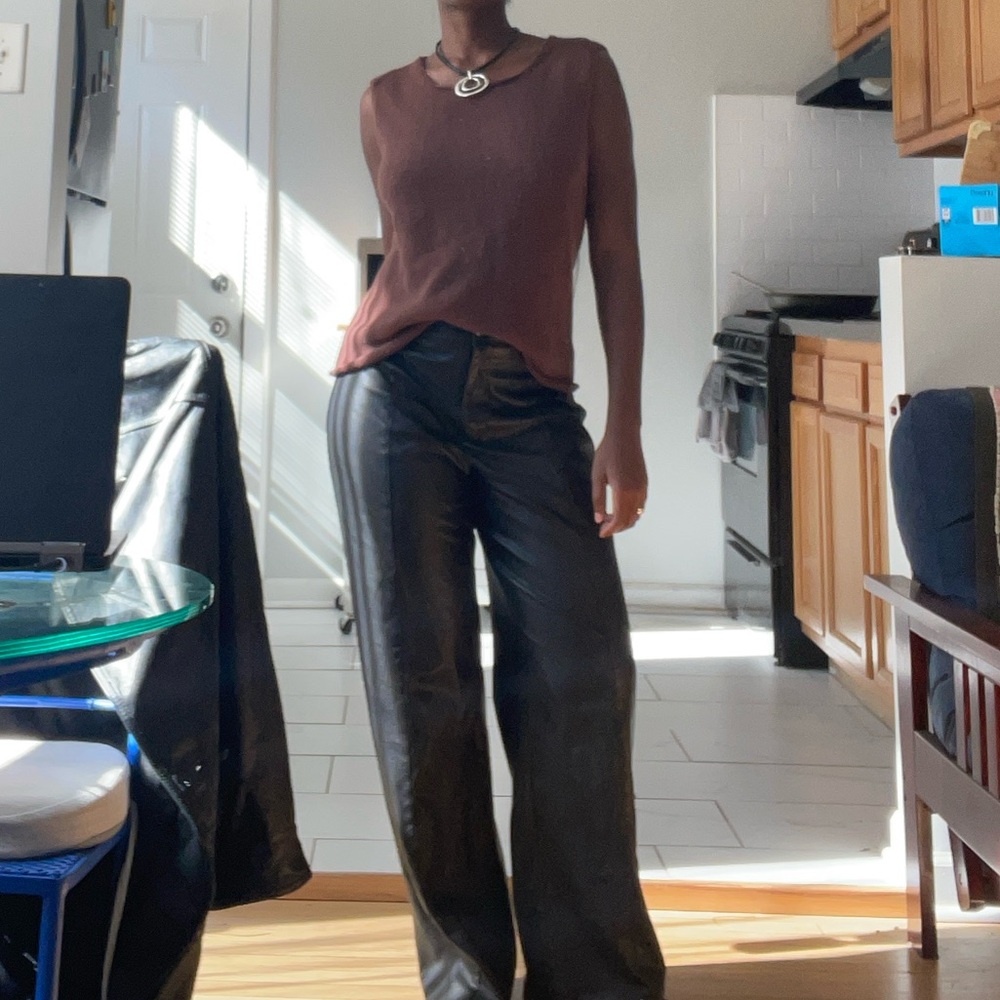 Brown Sleeveless Women's Sweater